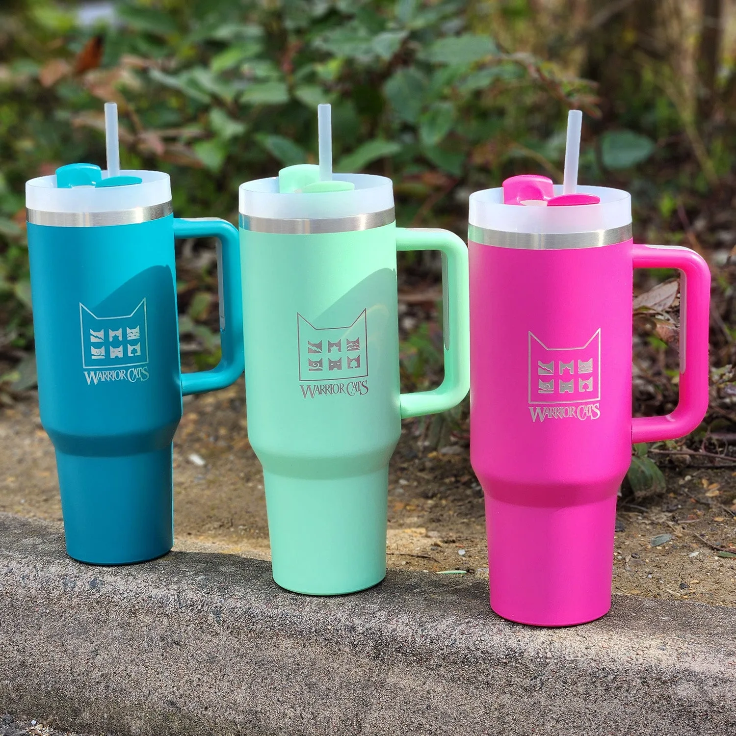 Giant Travel Mug with Straw