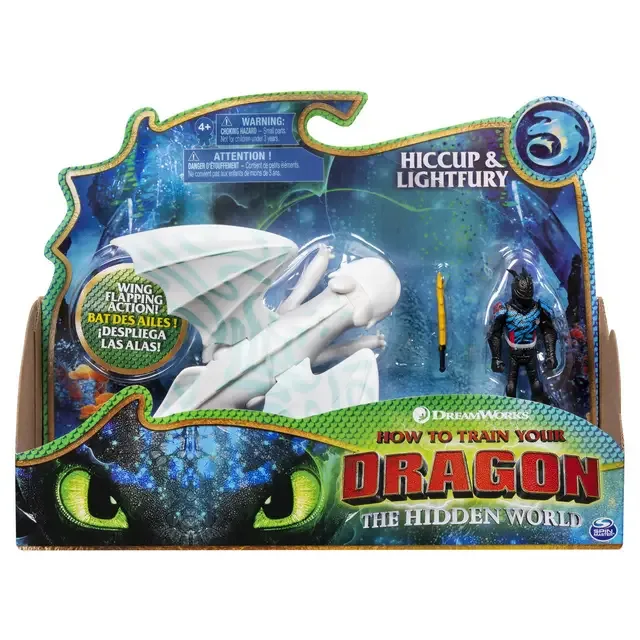 Light Fury and Hiccup
