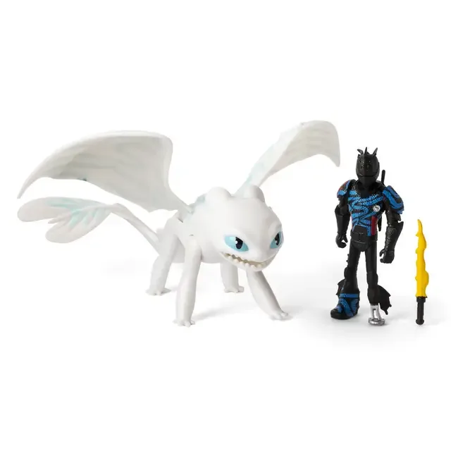Light Fury and Hiccup