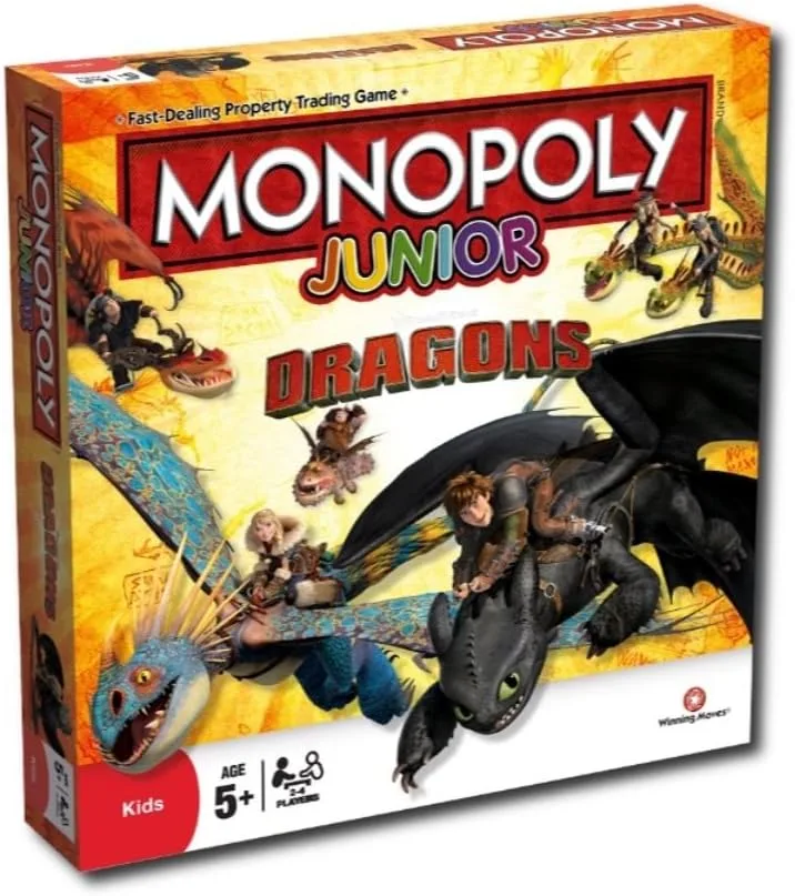 Dragons Monopoly Junior Board Game
