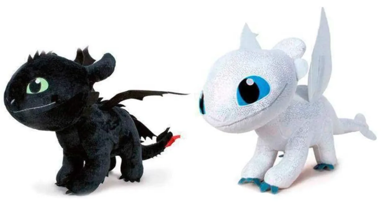 XXL Toothless & Light Fury
