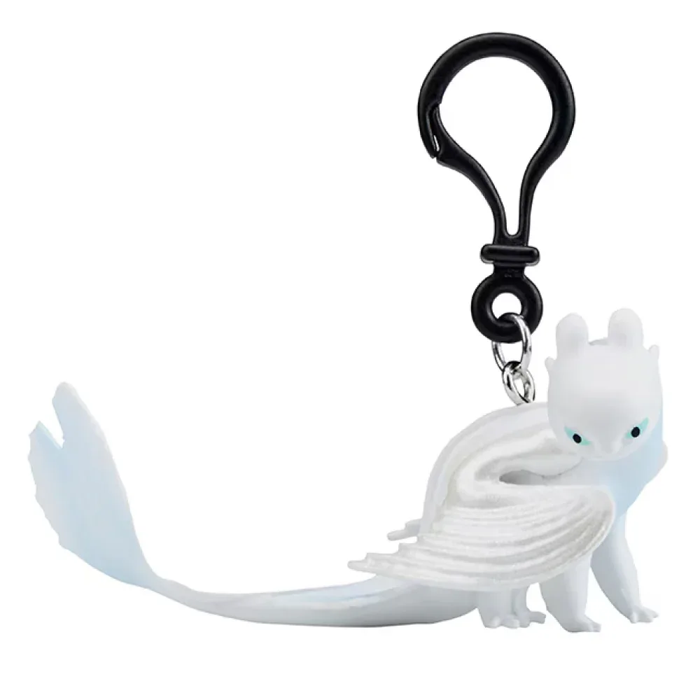 Light Fury Figurine Keychain
