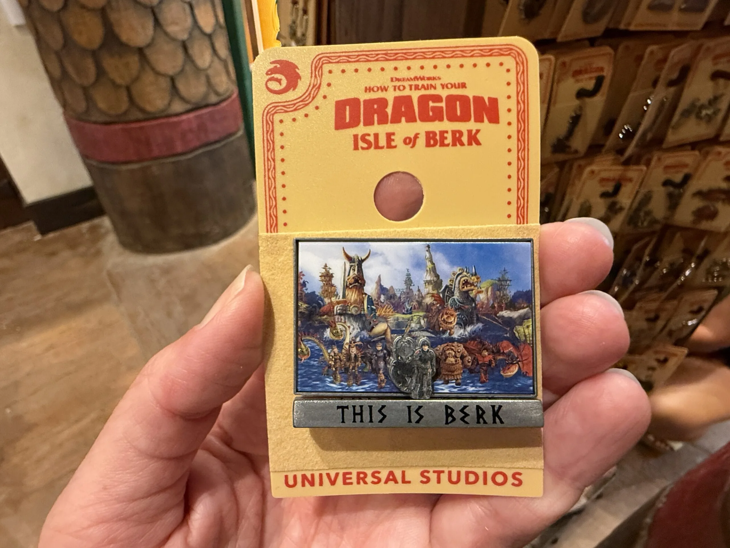 "This is Berk" Standing Pin