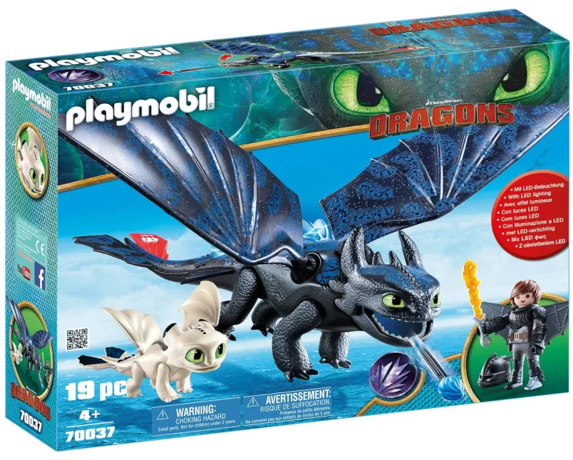 Hiccup & Toothless with Pounser
