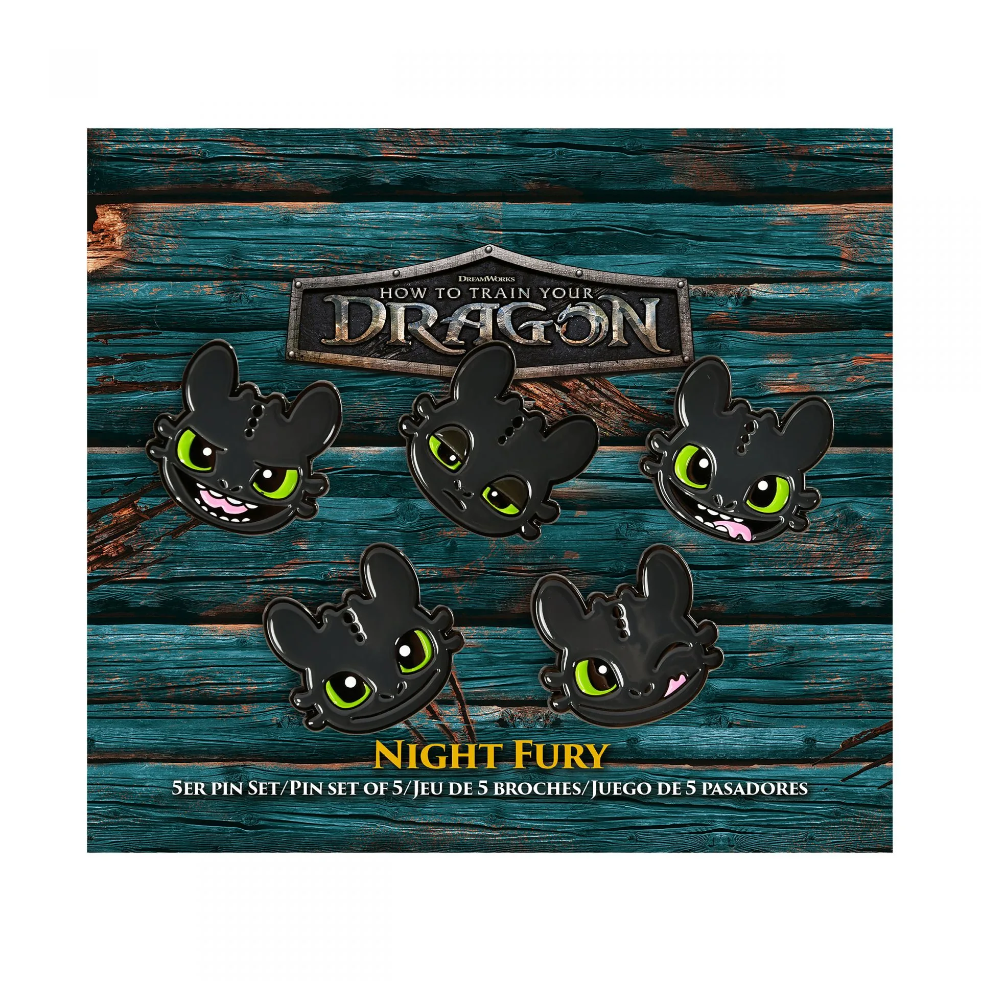 Toothless Pins