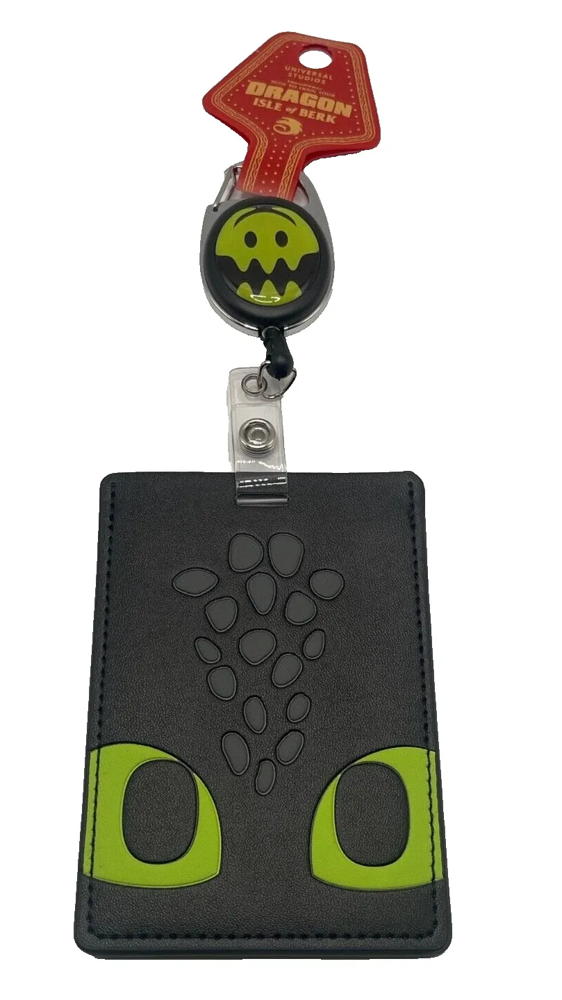 Toothless ID Badge Reel