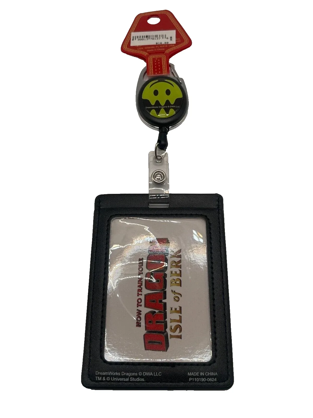 Toothless ID Badge Reel