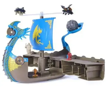 Transforming Viking Ship Playset