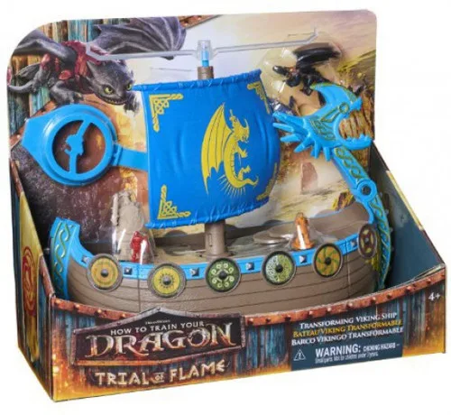Transforming Viking Ship Playset