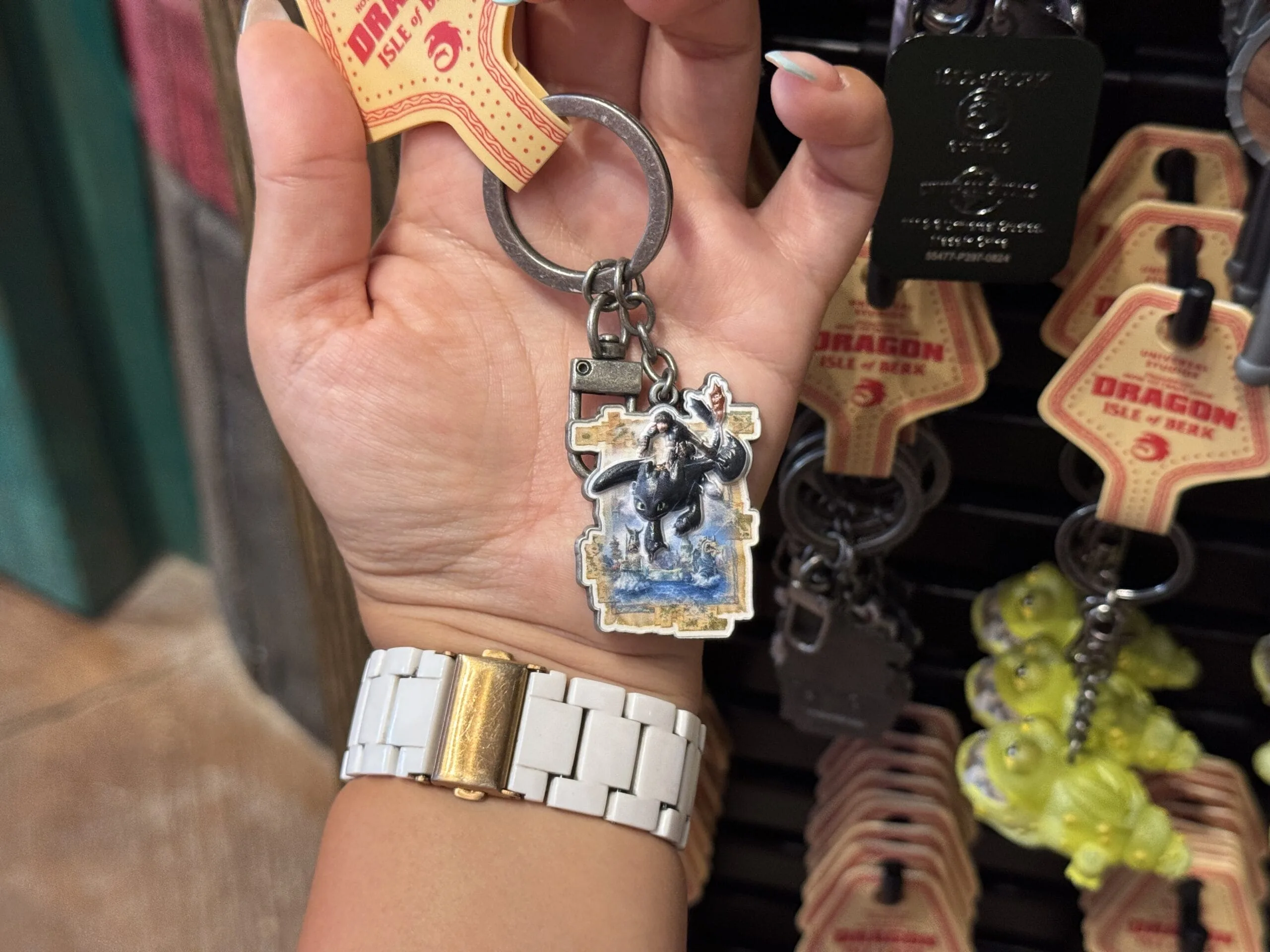 Toothless & Hiccup Keychain