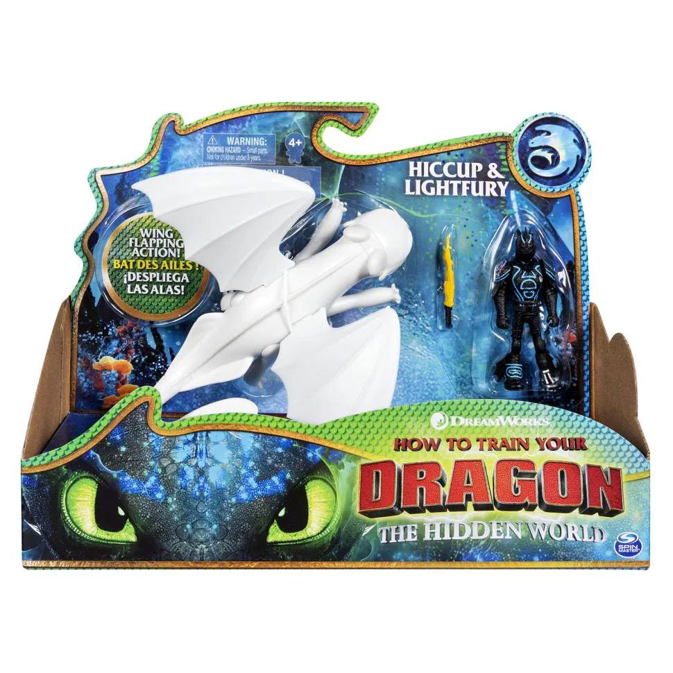 Light Fury and Hiccup