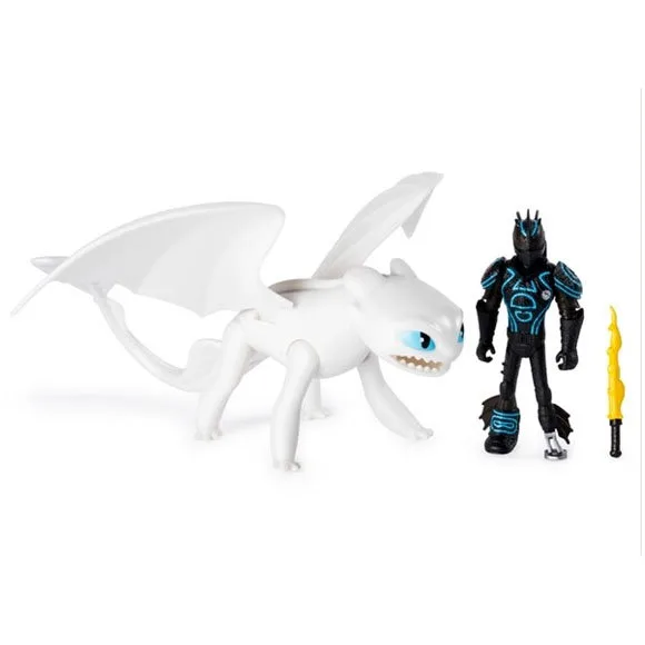 Light Fury and Hiccup