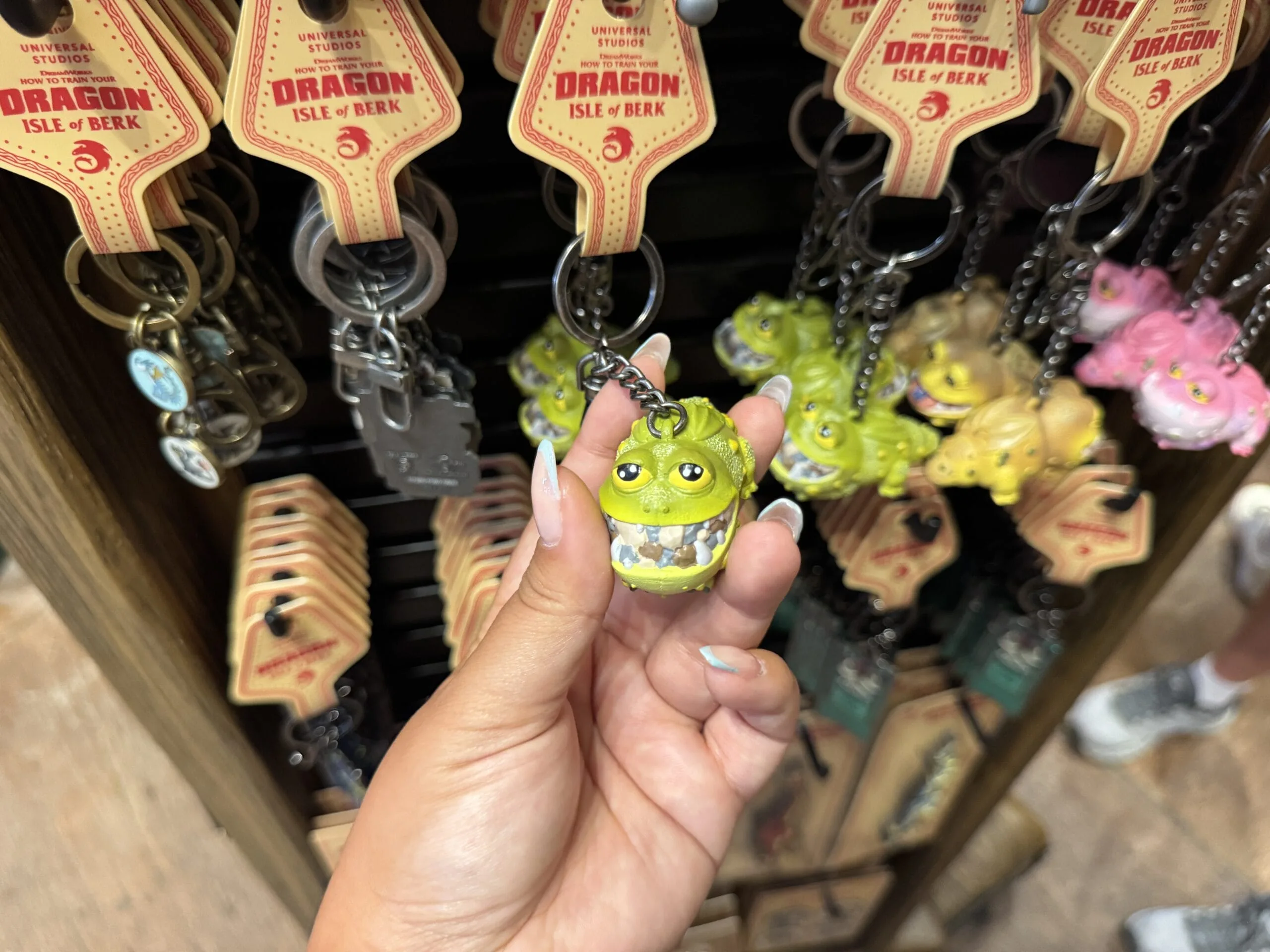 Green Gronckle Keychain