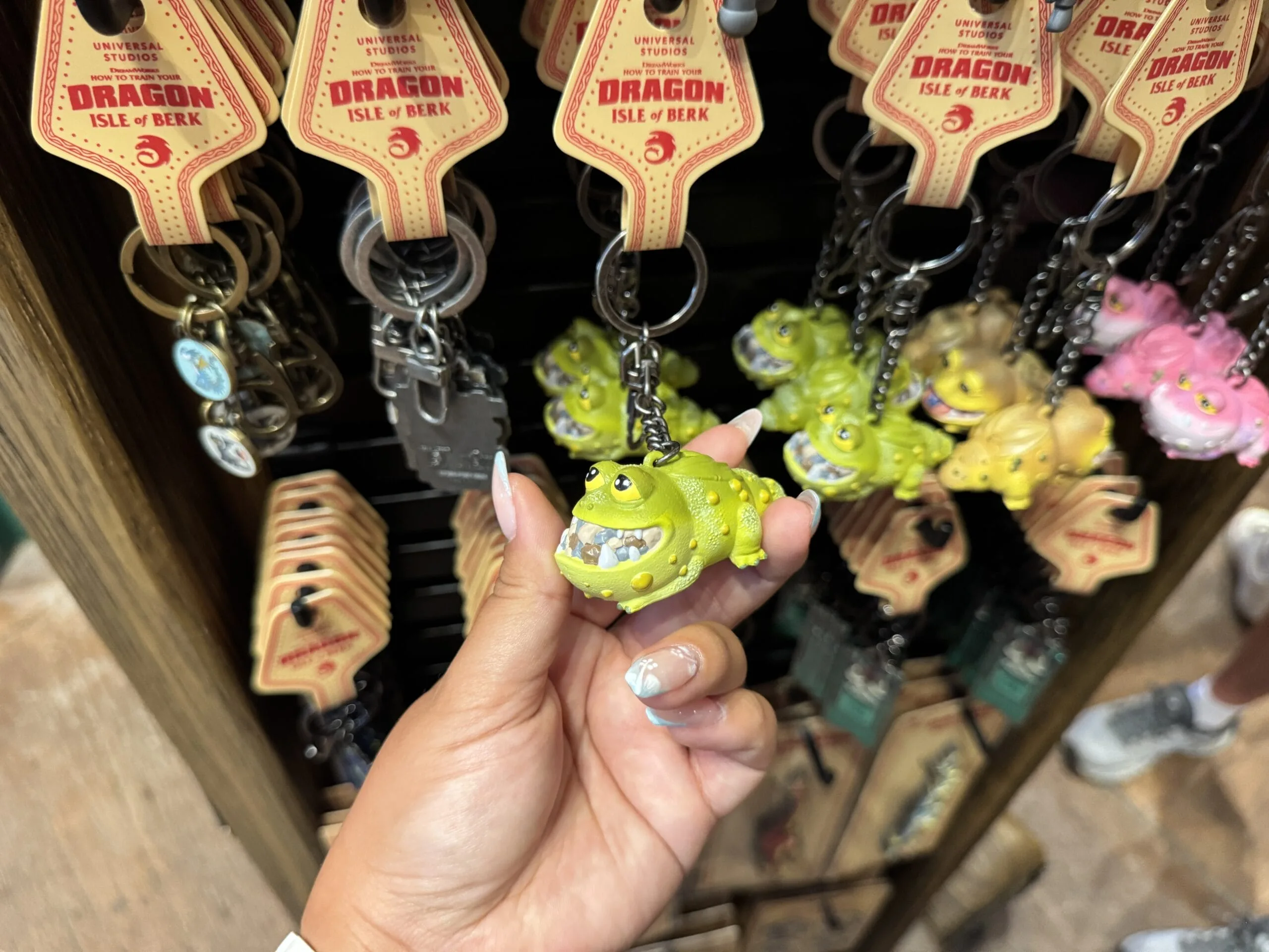 Green Gronckle Keychain