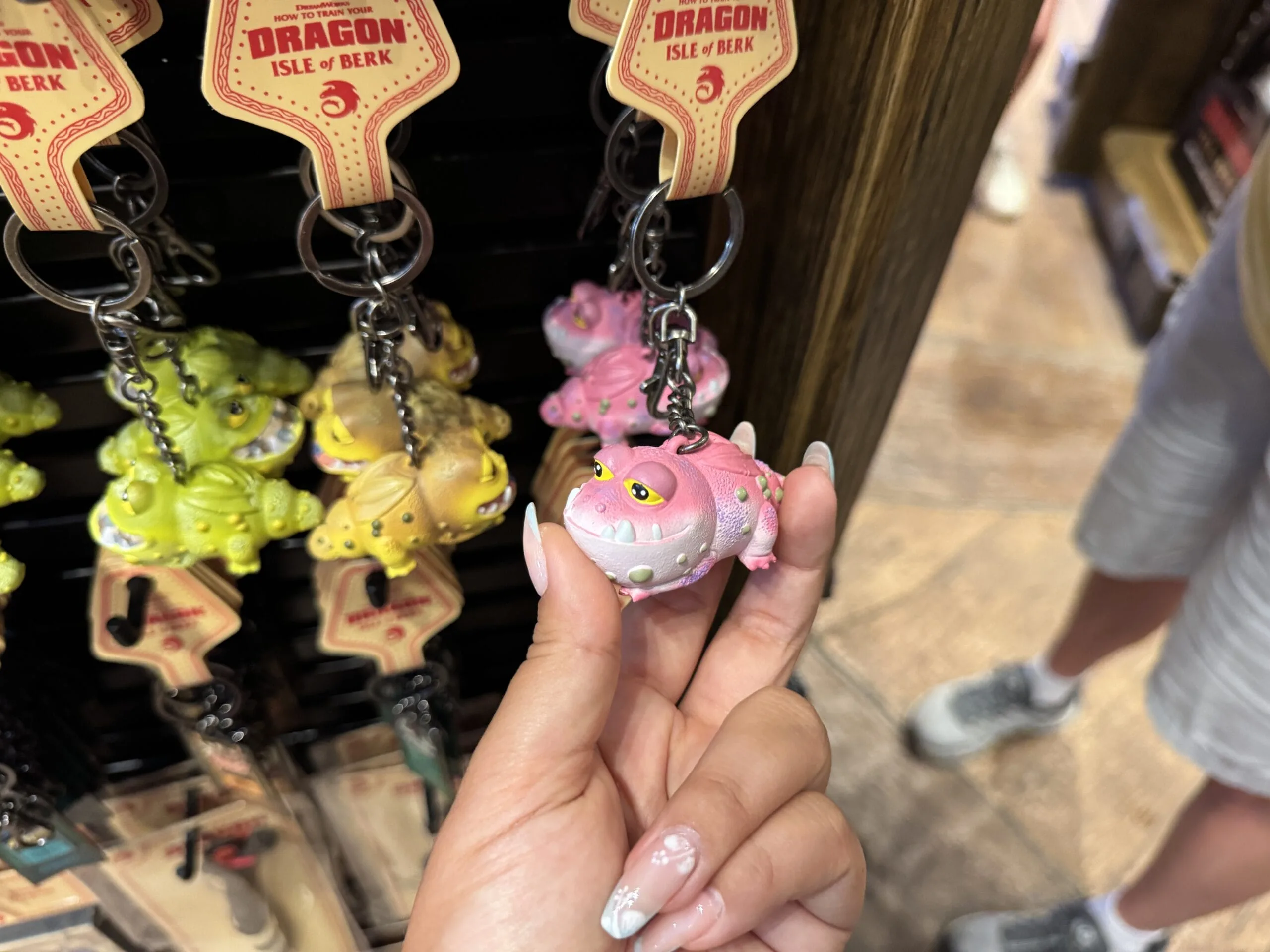 Pink Gronckle Keychain