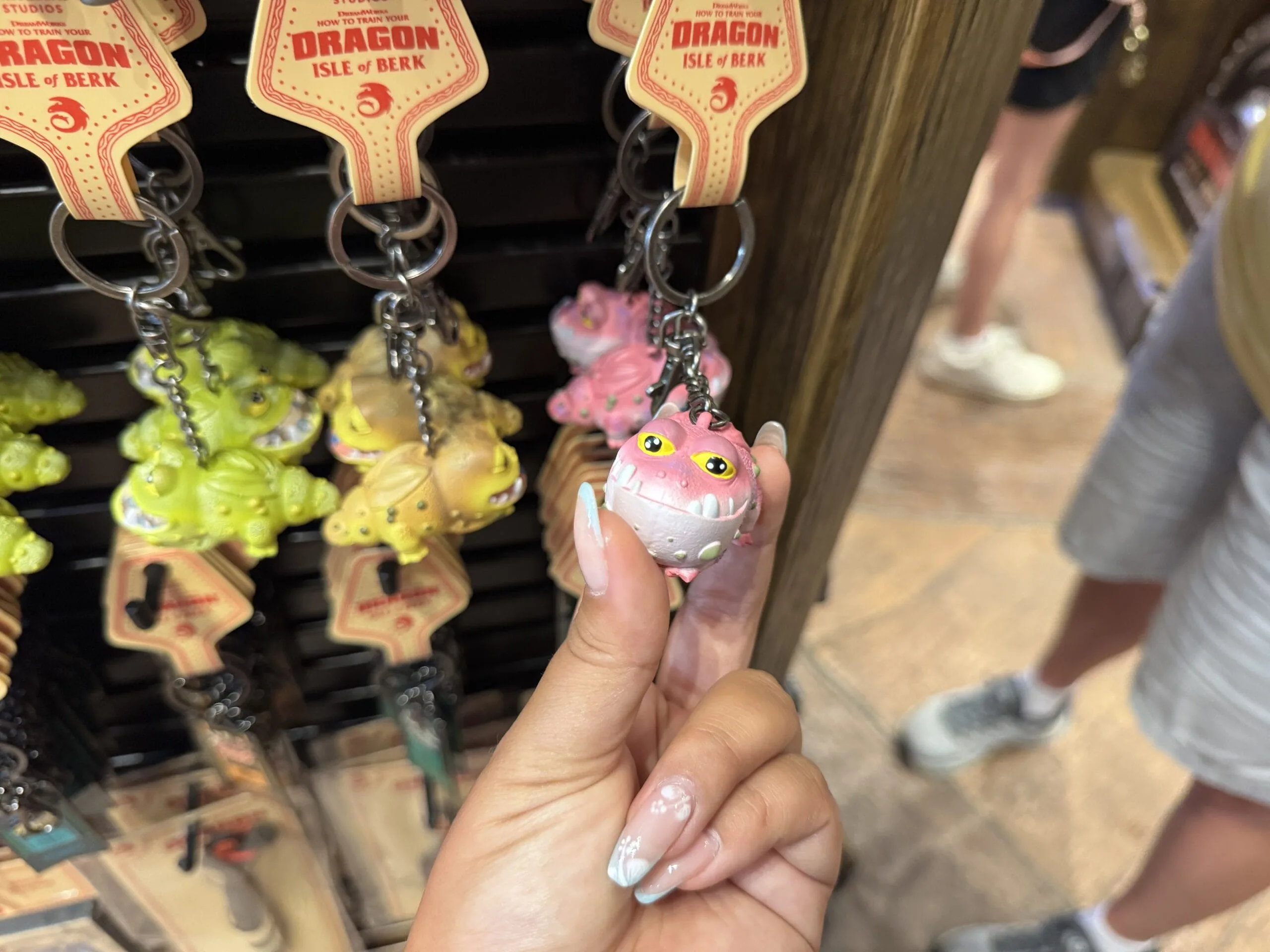 Pink Gronckle Keychain
