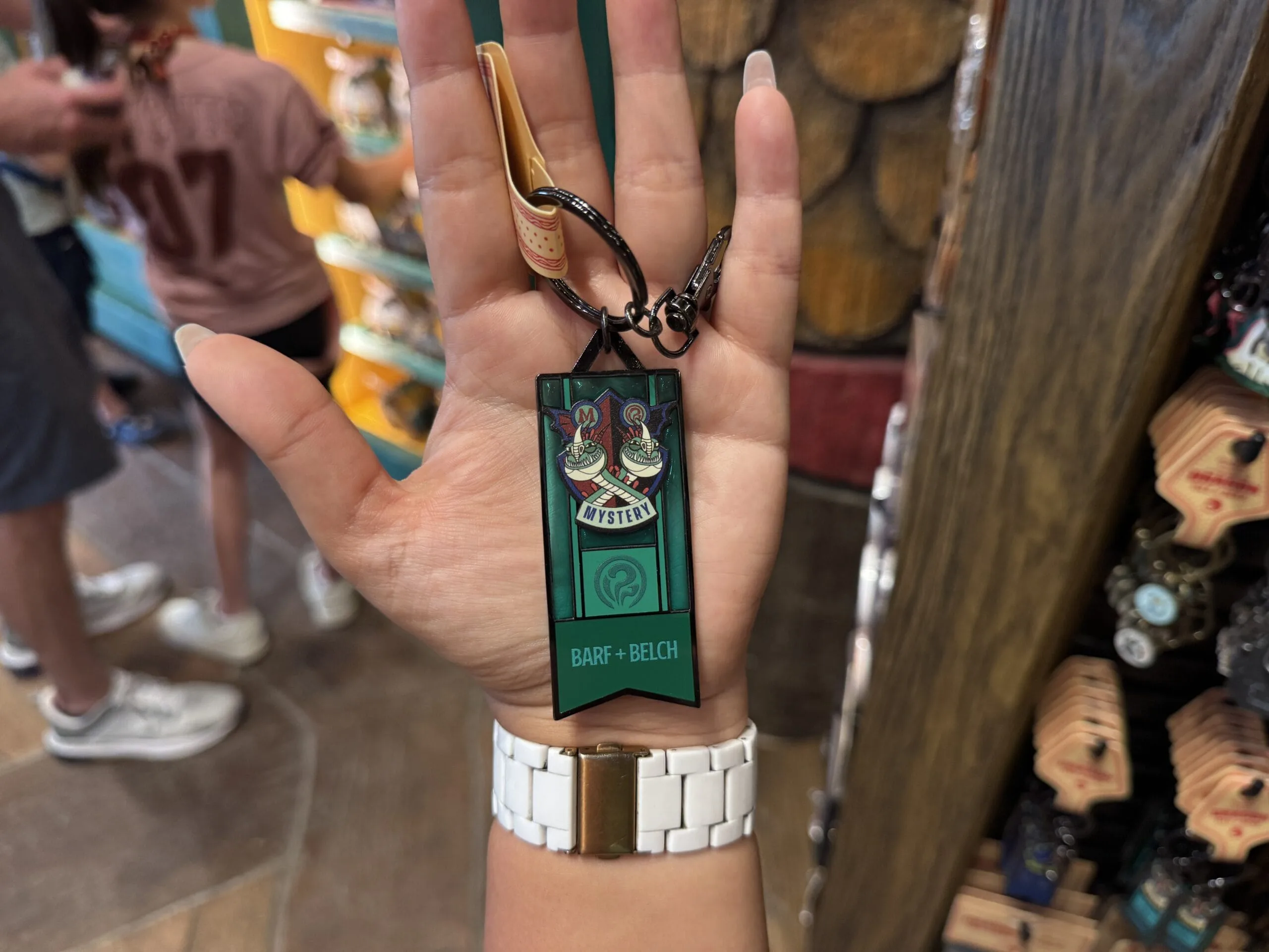 Barf & Belch Stained Glass Keychain