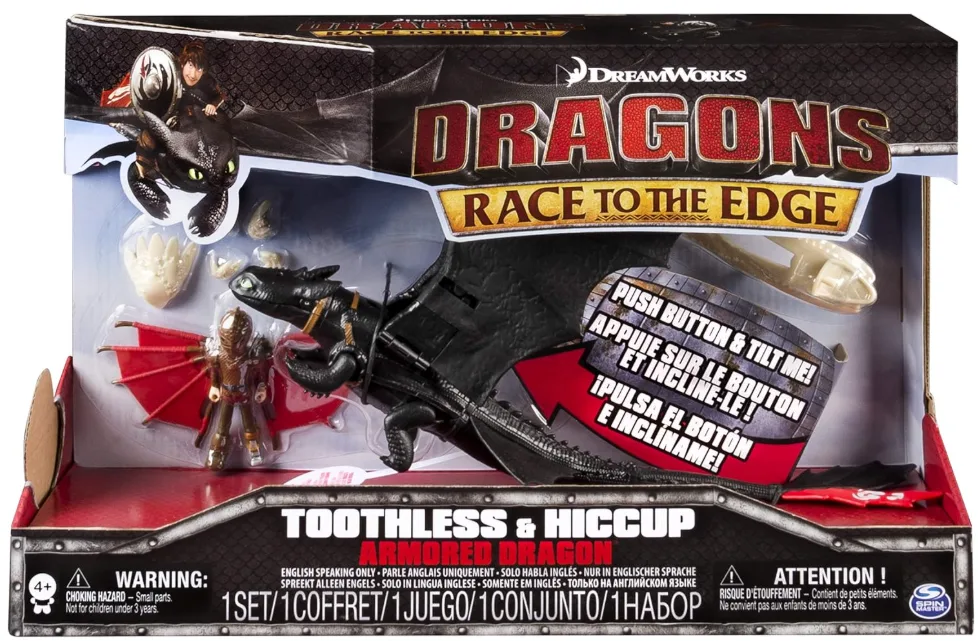 Armored Dragons - Toothless & Hicks