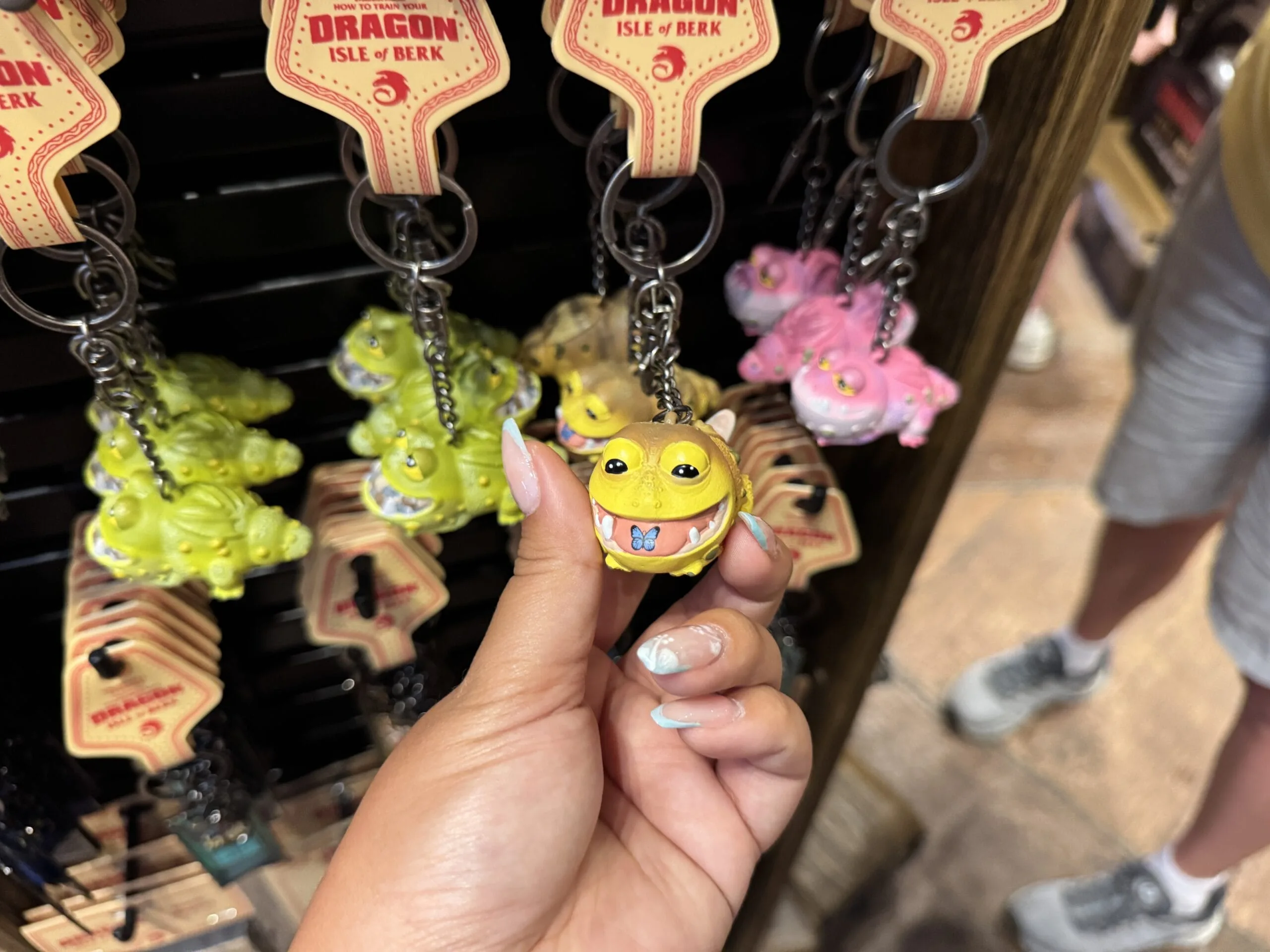 Yellow Gronckle Keychain