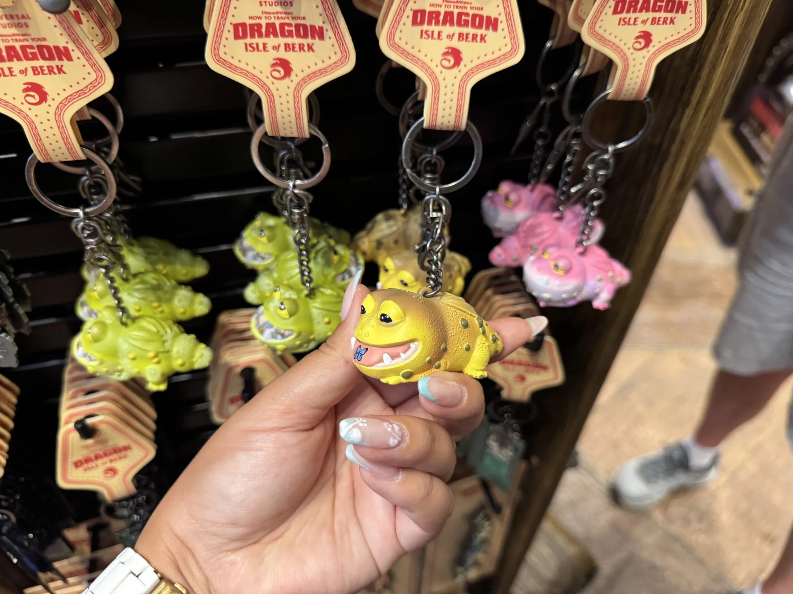 Yellow Gronckle Keychain