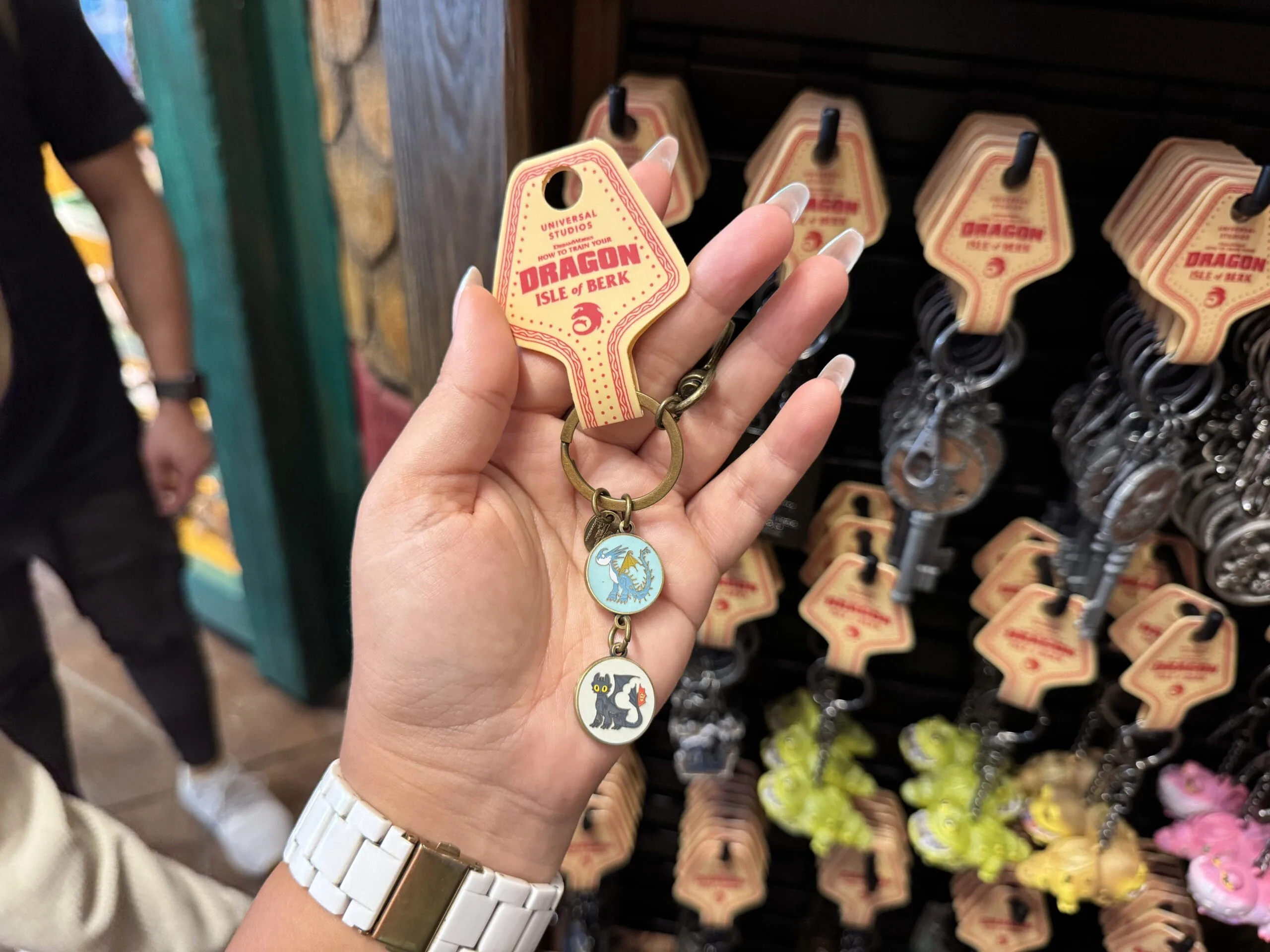 Stormfly & Toothless Keychain