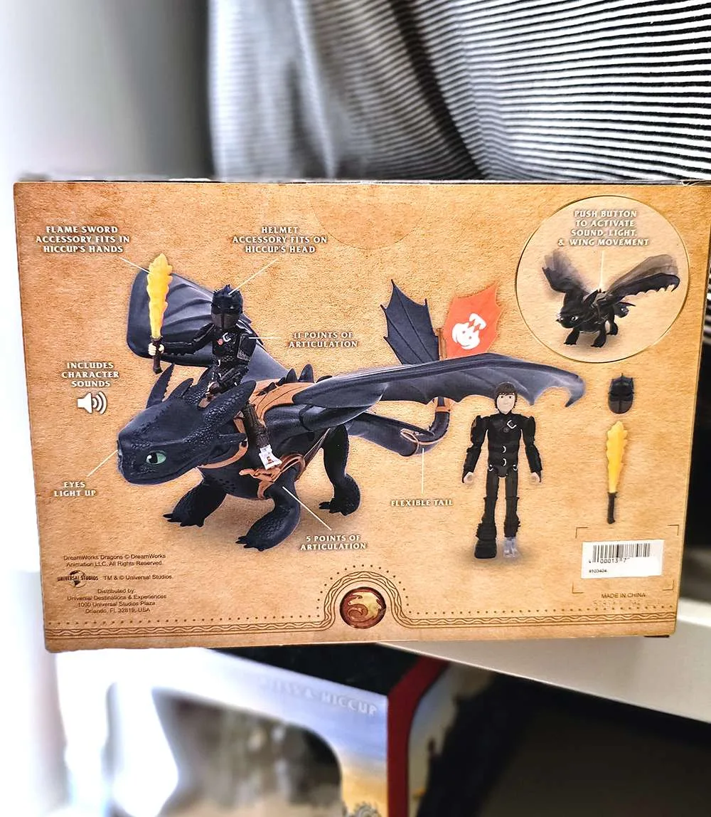 Toothless and Hiccup Figure Set